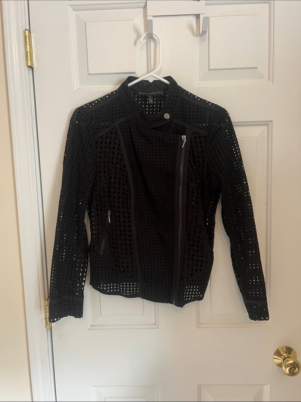 White House Black Market Black Moto Jacket